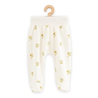 Organic cotton baby footed pants New Baby Happy Olives