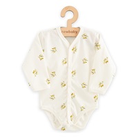 Full-snap organic cotton baby bodysuit New Baby Olives