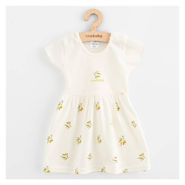 New Baby Olives Short Sleeve Organic Cotton Baby Dress