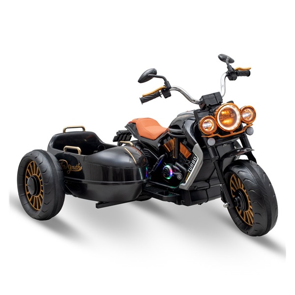 Electric Motorcycle SideCar Baby Mix Black