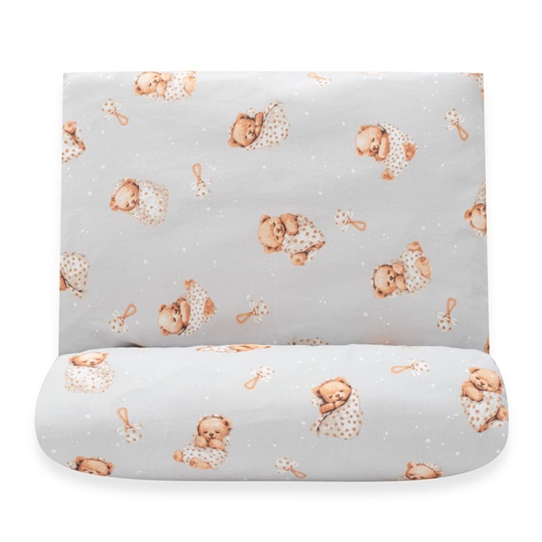 2-piece bedding New Baby Sweet teddy bear 90/120 cm grey