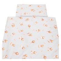 2-piece bedding New Baby Sweet teddy bear 90/120 cm grey