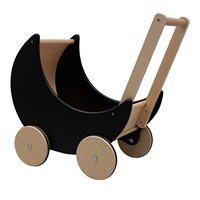 Wooden stroller, walker for kids 2in1 Ecotoys pink