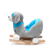 Rocking toy with melody Baby Mix doggy blue