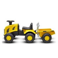 Children‘s tractor with trailer Benny Baby Mix Benny yellow