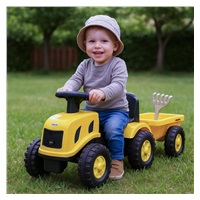 Children‘s tractor with trailer Benny Baby Mix Benny yellow