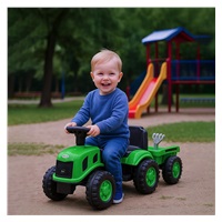 Children‘s tractor with trailer Benny Baby Mix Benny green