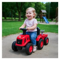 Children‘s tractor with trailer Benny Baby Mix Benny red