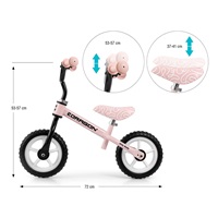 Children‘s balance bike Milly Mally Dragon pink