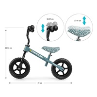 Children‘s balance bike Milly Mally Dragon denim