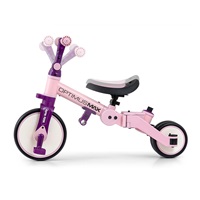 Milly Mally Optimus Max 5in1 tricycle with guide bar pink