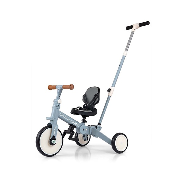 Milly Mally Optimus Max 5in1 tricycle with guide bar denim
