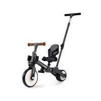 Milly Mally Optimus Max 5in1 tricycle with guide bar dark grey