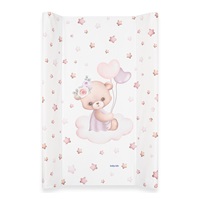 Baby Mix Bear changing mat with stiffener, 47x70 cm, pink