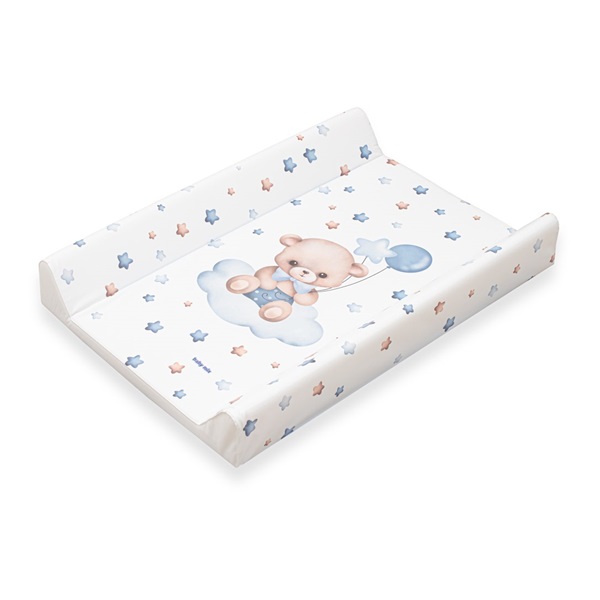 Baby Mix Bear changing mat with stiffener, 47x70cm blue