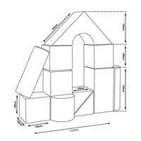 Foam Blocks – Giant Building Set 11 pcs white