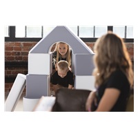 Foam Blocks – Giant Building Set 11 pcs white-cappuccino