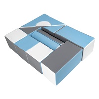 Foam Blocks – Giant Building Set 11 pcs white-baby blue-grey