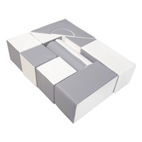 Foam Blocks – Giant Building Set 11 pcs white-grey