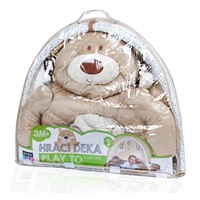 Luxury play blanket with melody PlayTo teddy bear (damaged packaging)