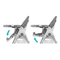 Milly Mally Bueno dining chair grey(damaged packaging)