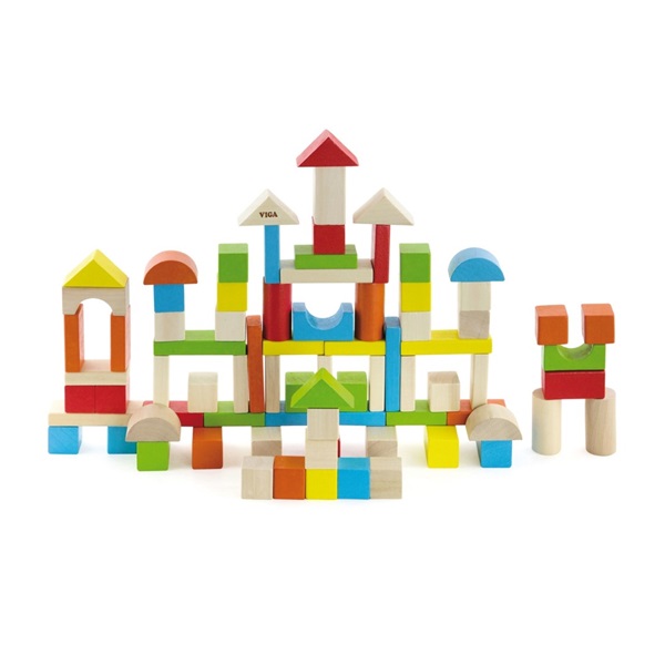 Wooden blocks for kids Viga 80 pieces
