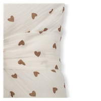 Muslin Lace-up Wrap New Baby little heart