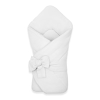 Muslin Lace-up Wrap New Baby white