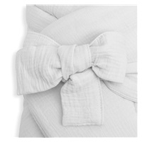 Muslin Lace-up Wrap New Baby white