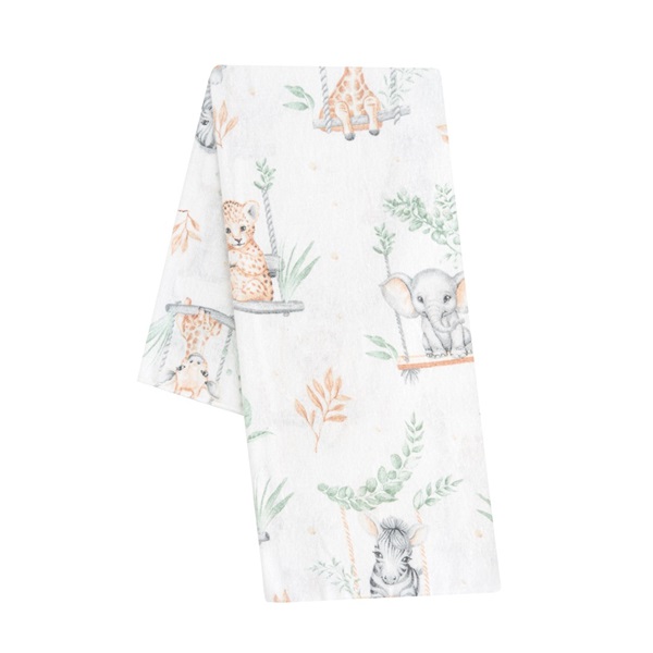 Flannel nappy with print New Baby ZOO