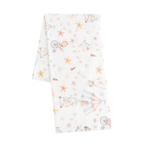 Flannel nappy with print New Baby circus