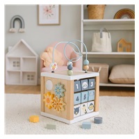 Wooden multifunctional cube Ocean Montessori Baby Mix