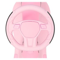 Gravity-powered ride-on for kids with LED Baby Mix G-Force baby pink (Damaged package)