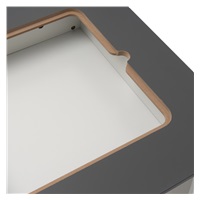 Children‘s table and chair Baby mix Leaf Grey