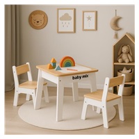 Children‘s table and chair Baby Mix Leaf Natural