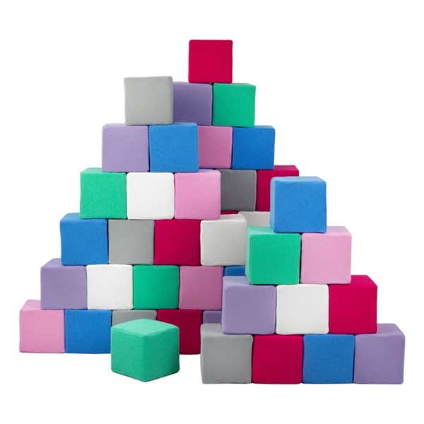 Foam cubes - set of 45 large foam cubes Pyramida uni