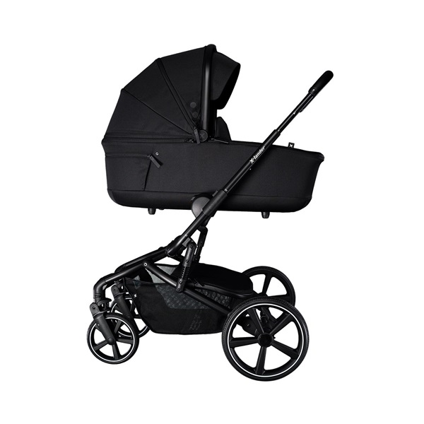 Combined Baby Stroller with large wheels 2 in 1 X-lander Cruiser 2.0 Cool Black