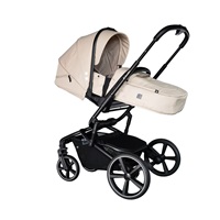 Combined Baby Stroller with large wheels 2 in 1 X-lander Cruiser 2.0 Cool Black