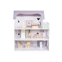 Wooden Dollhouse Rose Montessori Baby Mix