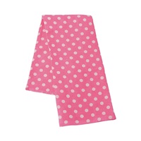 New Baby Softy Printed Cotton Cloth Diapers 70 x 70 cm 4 pcs pink and white (damaged packaging)