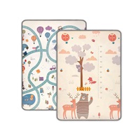 Double-sided foam pad Milly Mally Kinder Animals 178x120 cm