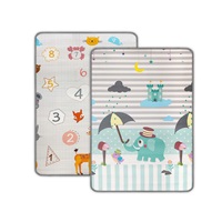 Double-sided foam pad Milly Mally Kinder  Digits and Elephant  178x120 cm