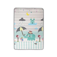 Double-sided foam pad Milly Mally Kinder  Digits and Elephant  178x120 cm