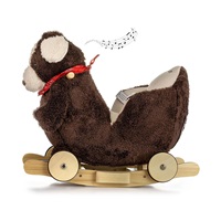 Rocking dog with melody and wheels Milly Mally Polly Plus Brown Dog