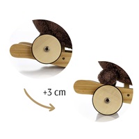 Rocking dog with melody and wheels Milly Mally Polly Plus Brown Dog