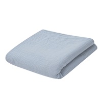 Baby muslin blanket New Baby 70x100 cm grey