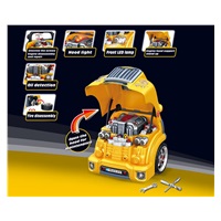 Realistic model of the front of the car with an opening hood Milly Mally N-GINE yellow