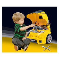 Realistic model of the front of the car with an opening hood Milly Mally N-GINE yellow