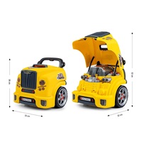 Realistic model of the front of the car with an opening hood Milly Mally N-GINE yellow