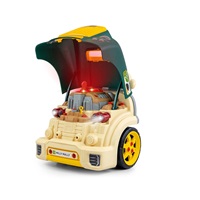 Realistic model of the front of the car with an opening hood Milly Mally N-GINE green